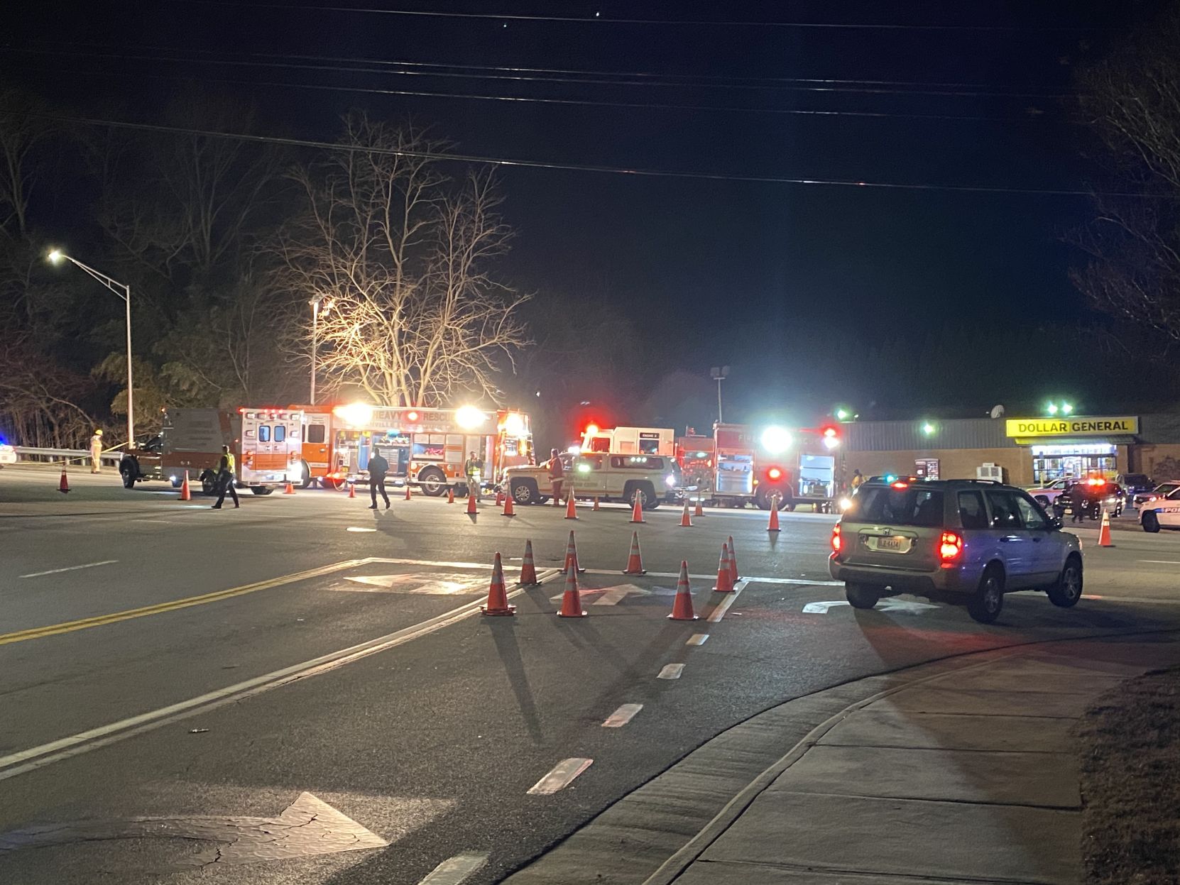 Car crash on South Main